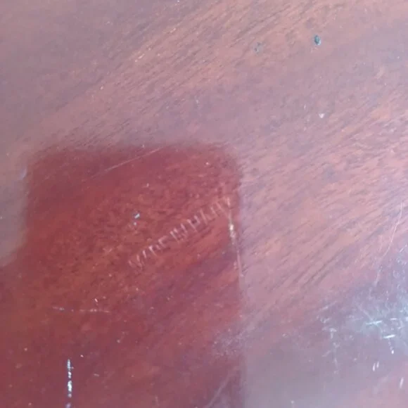 Handmade Leaf Wood Serving Tray | 3-Section Divided Platter | 18"x9.5" - Picture 4 of 5